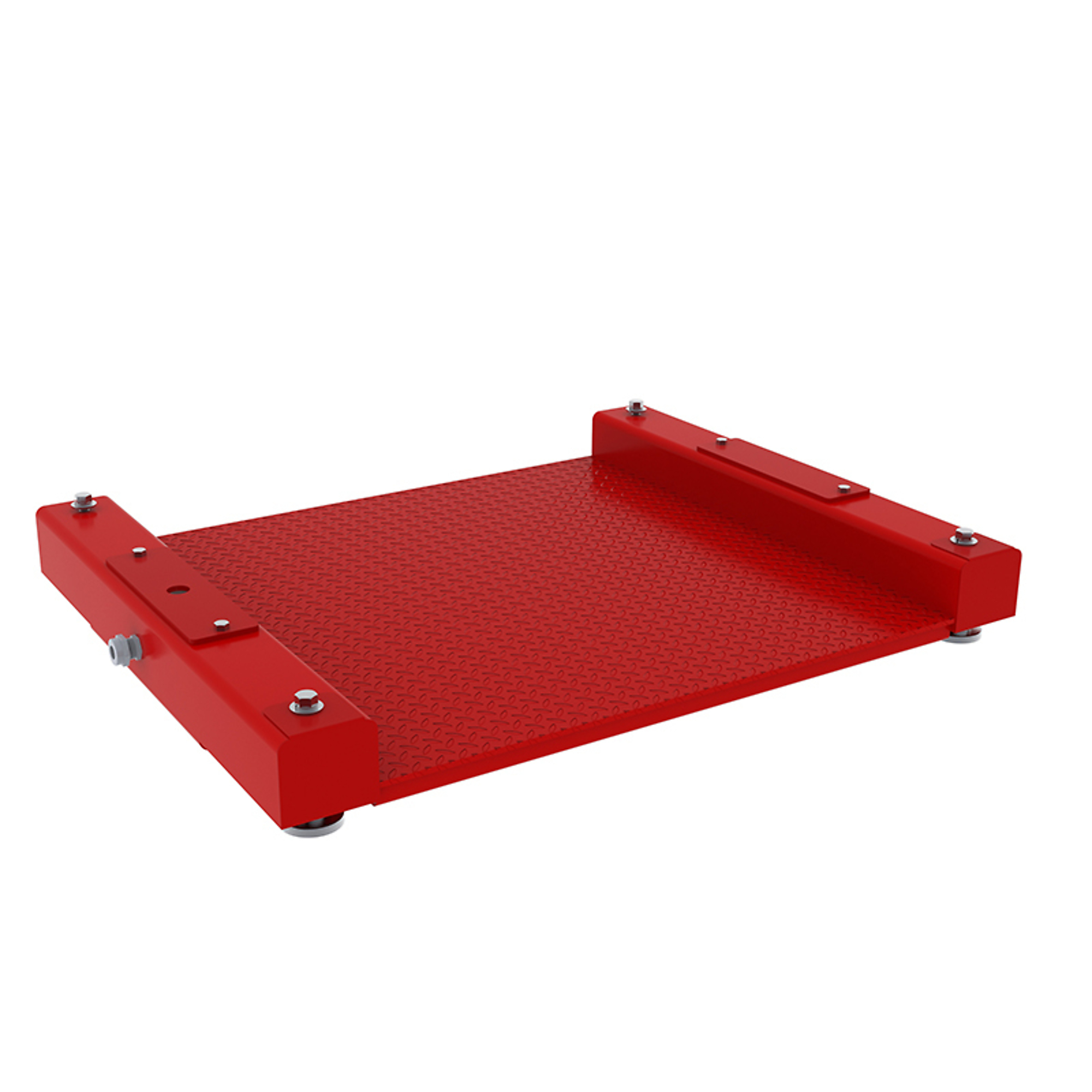 B-TEK Heavy Duty Industrial 30x30 2.5k Carbon Steel Drum Scale Base Only